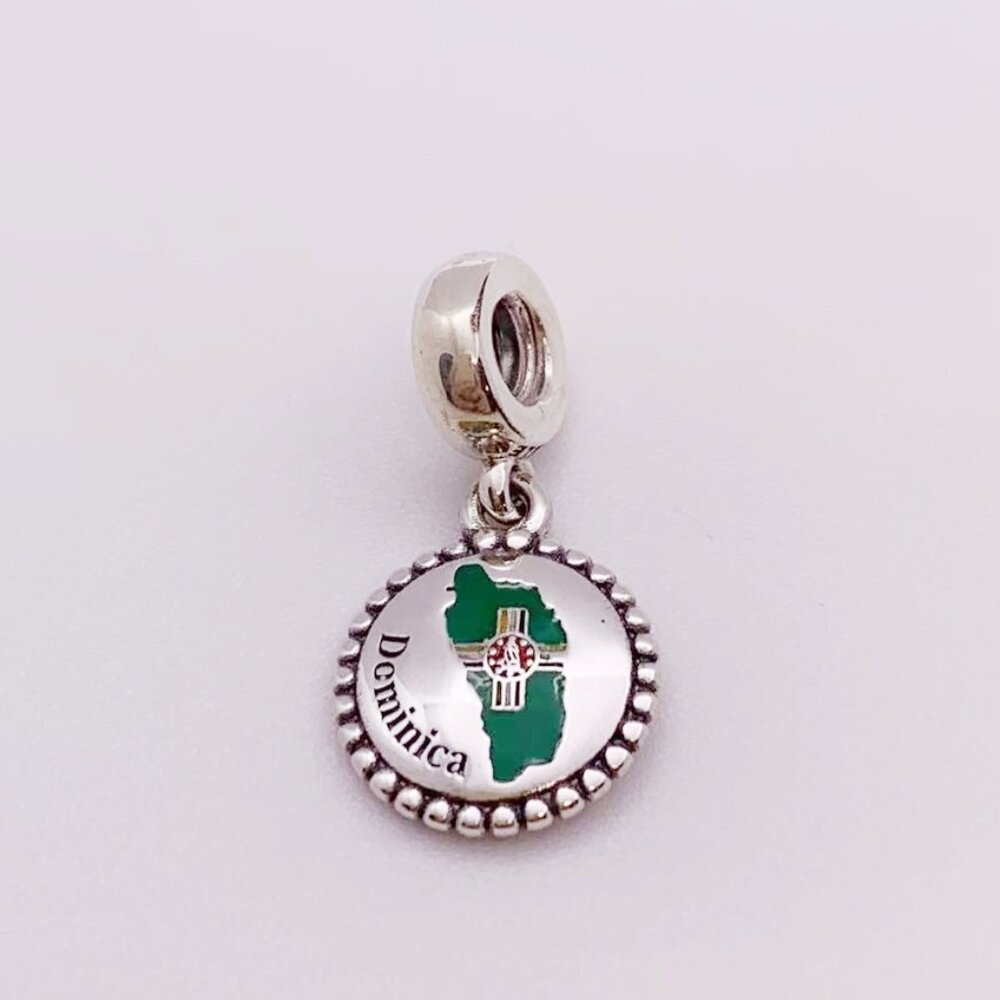 Pandora Dominica Map Exclusive Charm Pendant